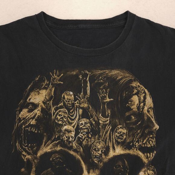 The Walking Dead Crew Neck Short Sleeve Graphic T-Shirt Mens Size M Black - Picture 1 of 10